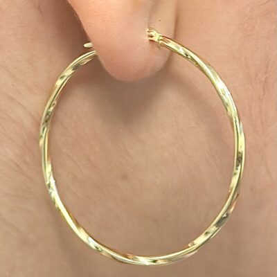 گوشواره حلقه ای پیچ