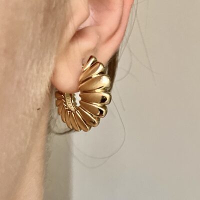گوشواره حلقه ای صدفی