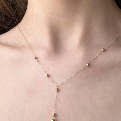 گردنبند شرابه ای گوی