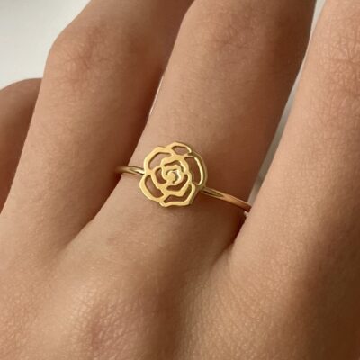 انگشتر مینیمال رز