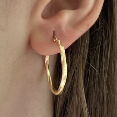 گوشواره حلقه ای پیچ