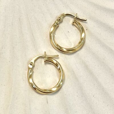 گوشواره حلقه ای پیچ مینیمال